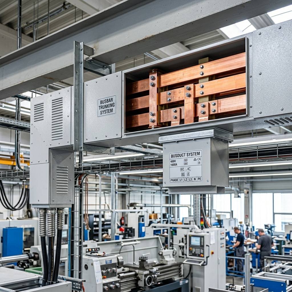 High-precision copper busbars distribution cabinet